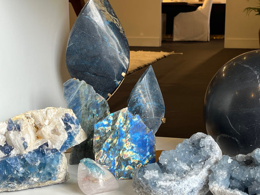 Harnessing the Tranquility: Let Blue Crystal Beauties Elevate Your Home Decor