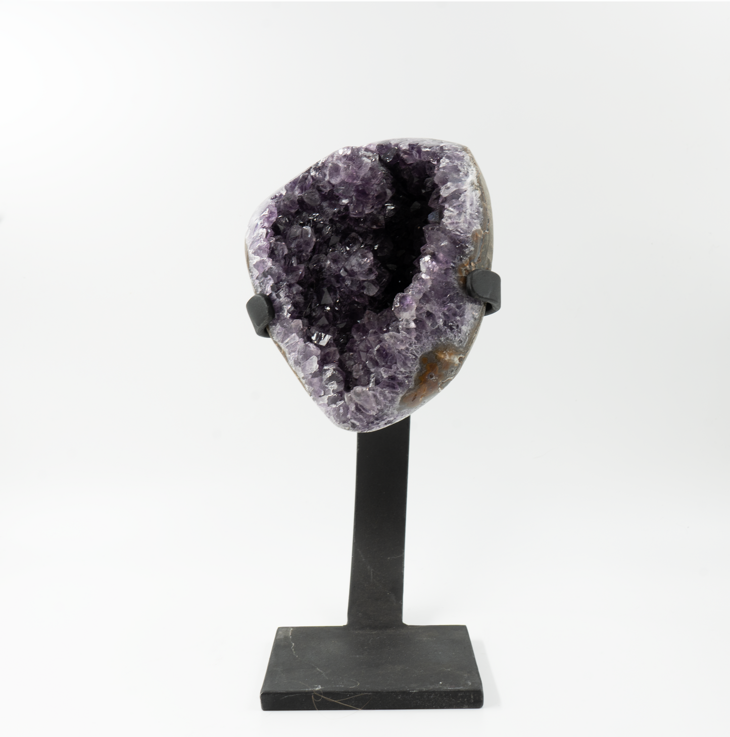 Amethyst from Uruguay on Stand
