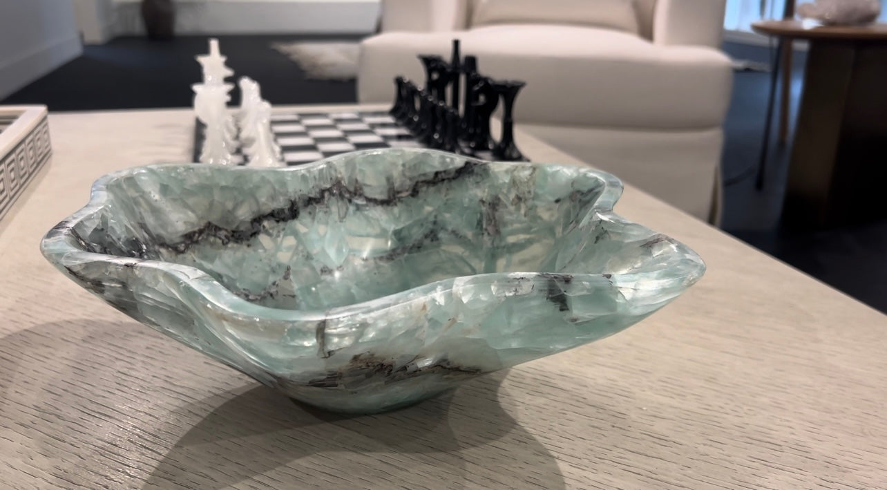 Fluorite Freeform Bowl