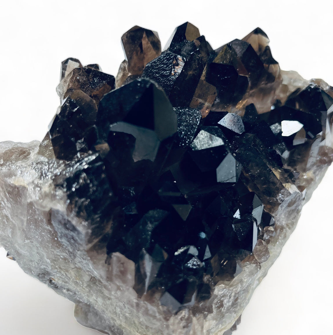 Smoky Quartz Cluster