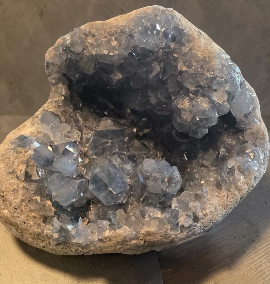 Statement Celestite Geode from Madagascar