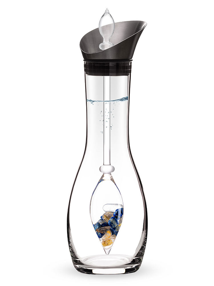 VitaJuwel Era Decanter – Elegant Glass Pitcher for GemWater Vials