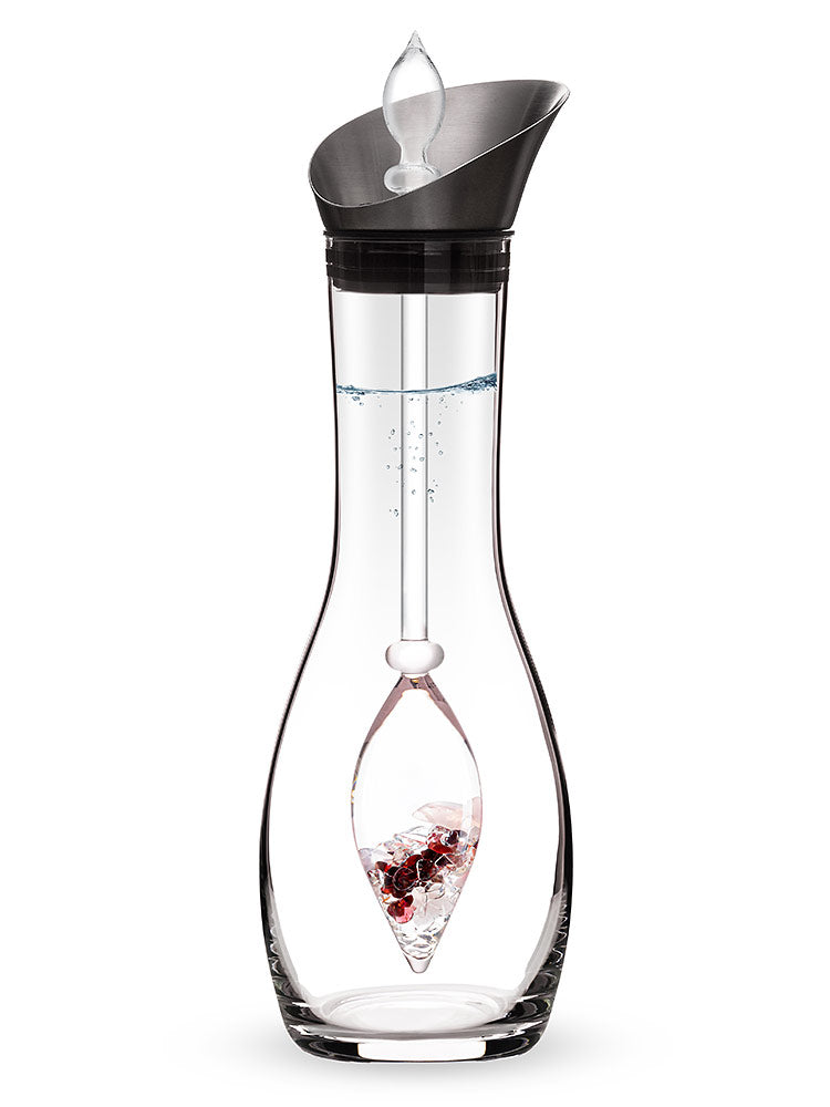 VitaJuwel Era Decanter – Elegant Glass Pitcher for GemWater Vials