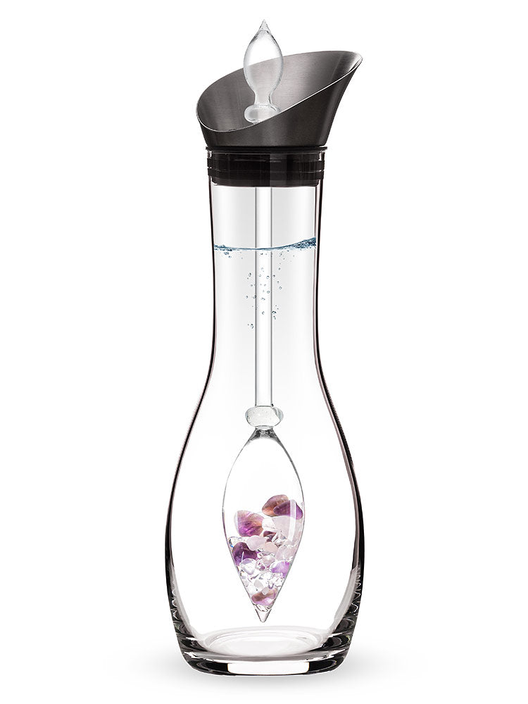 VitaJuwel Era Decanter – Elegant Glass Pitcher for GemWater Vials