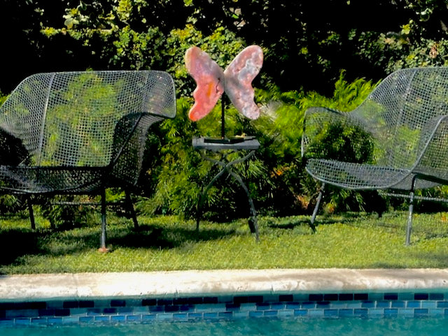 Pink Amethyst Butterfly Wings