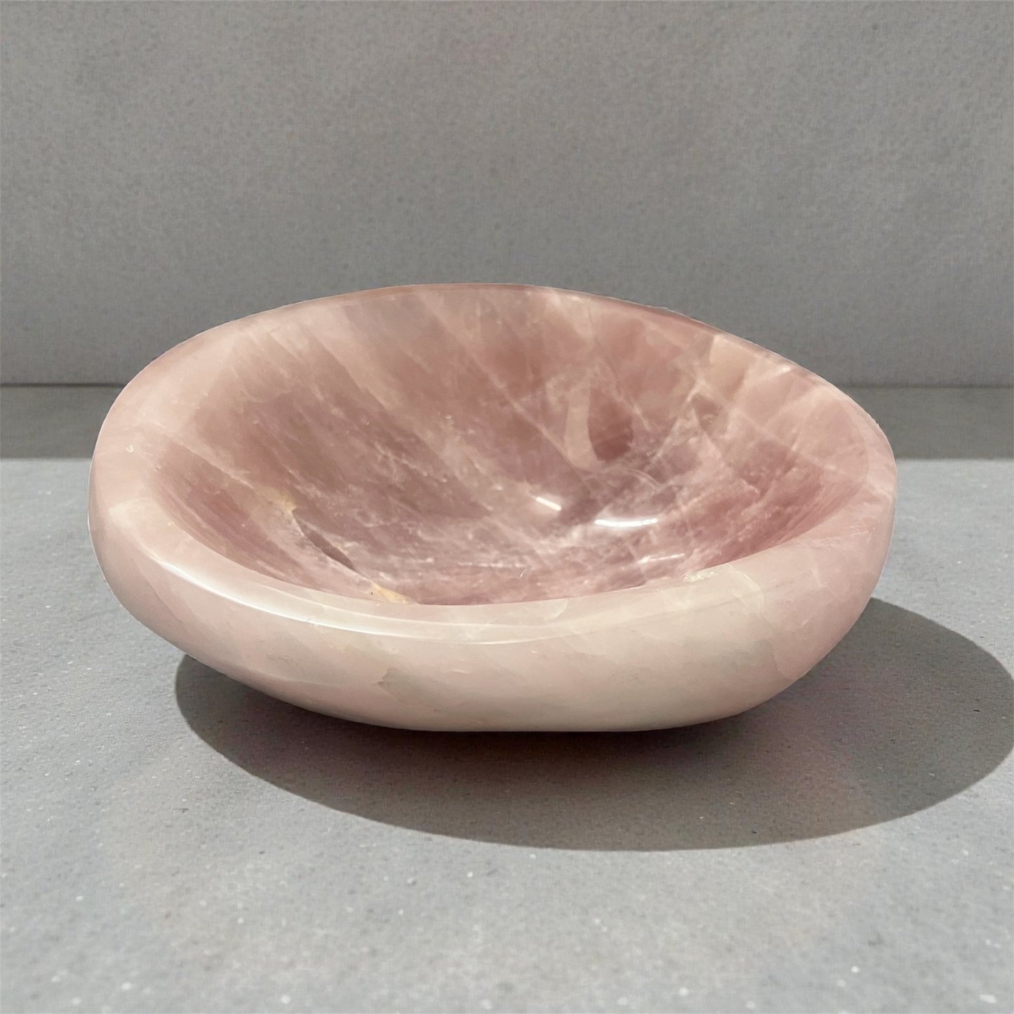 Vanity Rose Quartz Bowl