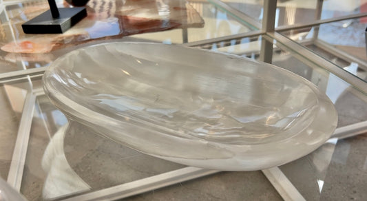 Polished Selenite Bowl 13.5"