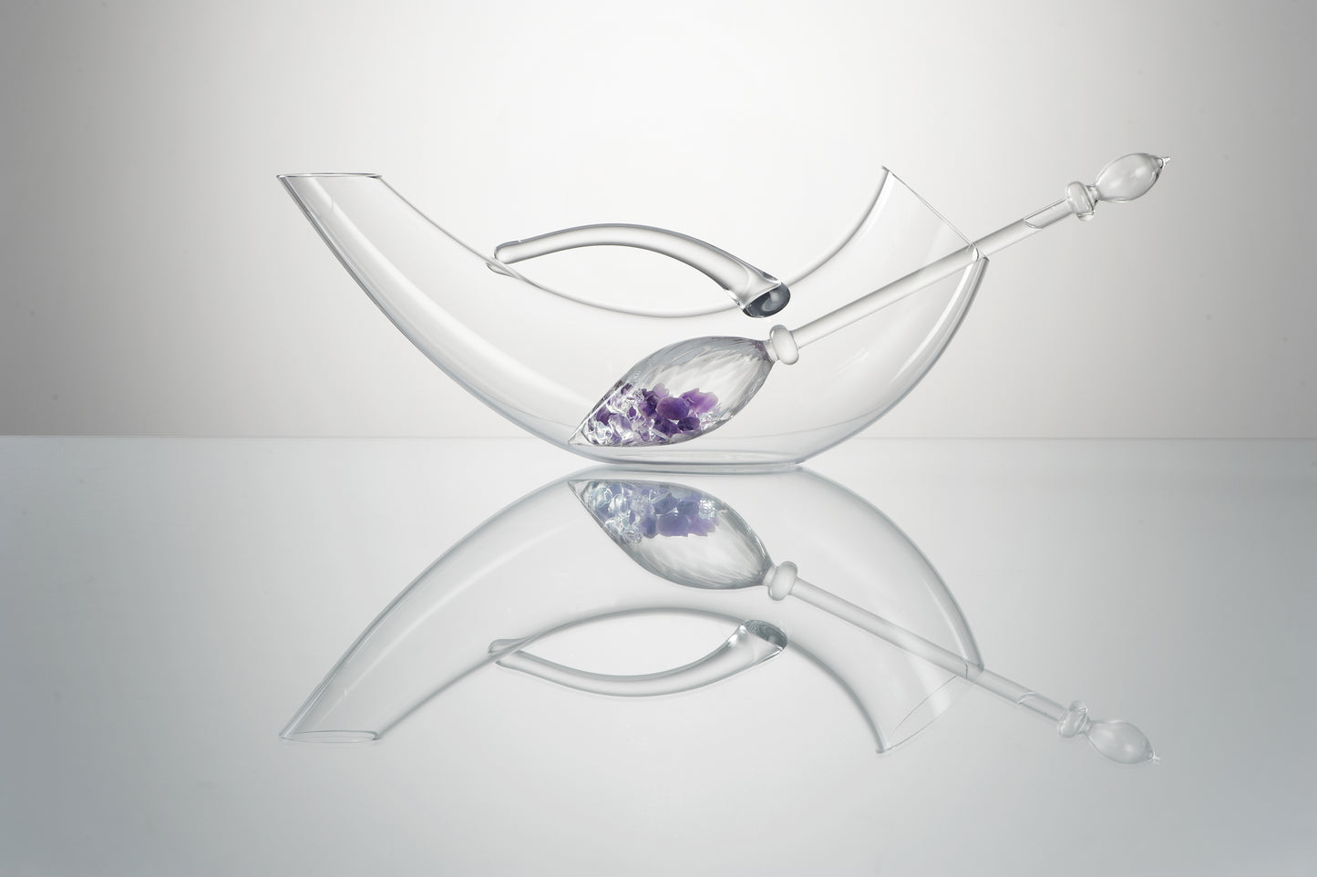 VitaJuwel Wine Decanter + Gemstone Vial Vino Set