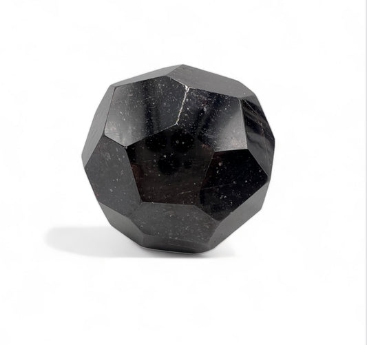 Faceted Garnet Sphere
