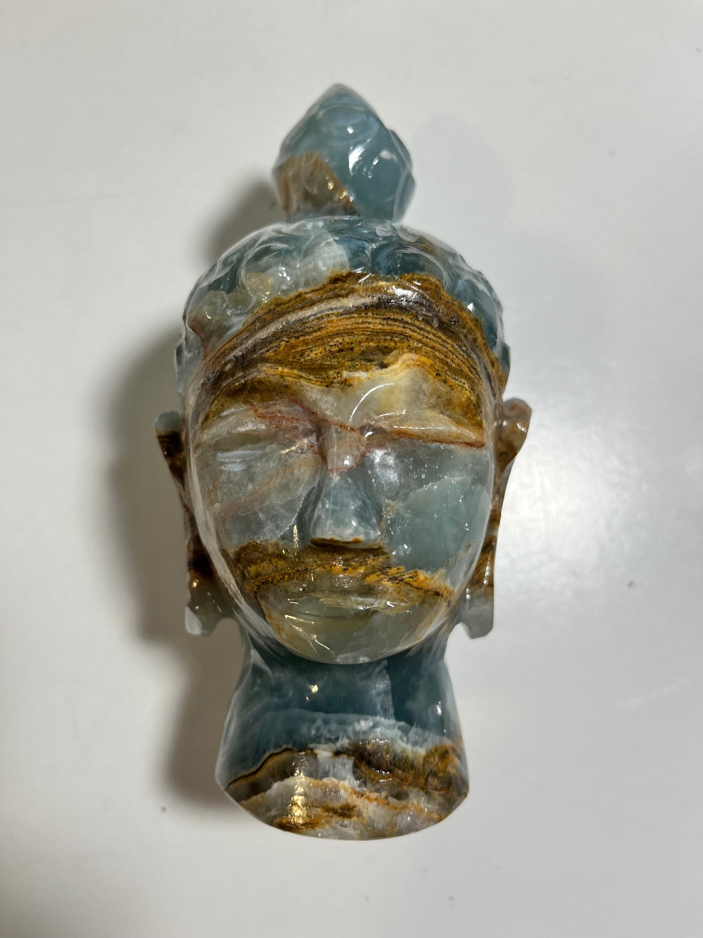 Blue Onyx Buddha from Argentina
