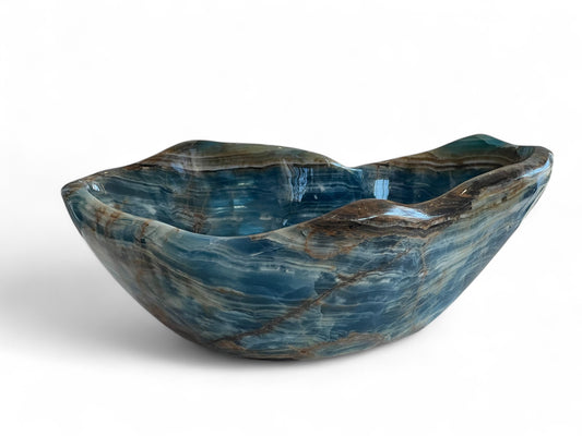 Blue Onyx Bowl from Argentina