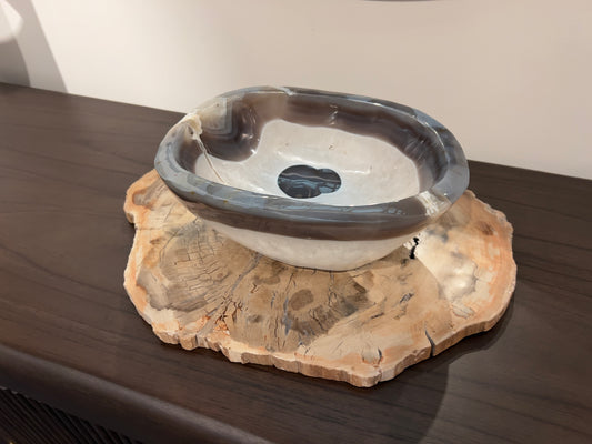 Agate Quartz Bowl
