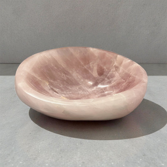 Vanity Rose Quartz Bowl