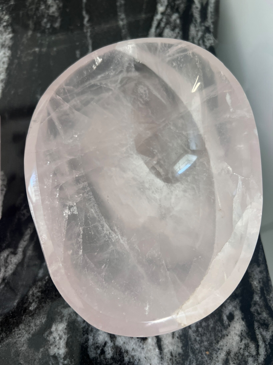 Small Rose Quartz Vanity Bowl