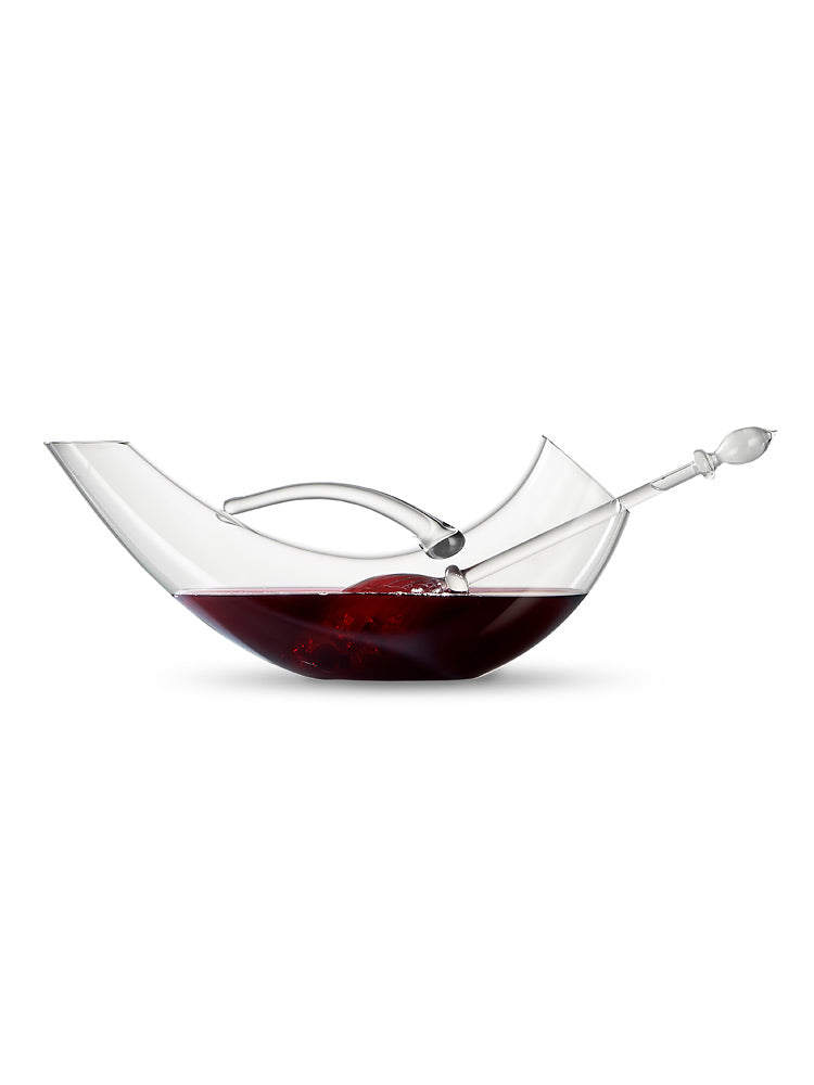 VitaJuwel Wine Decanter + Gemstone Vial Vino Set